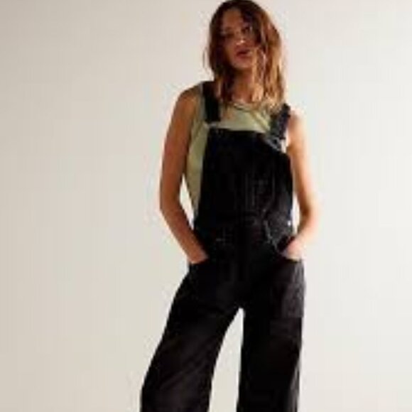 Free People Denim - NWT: Free People We The Free Lucky You Barrell Overalls Sizes XS